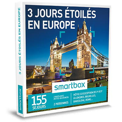 promotion Coffret Cadeau Cap sur l´Europe promotion Coffret Cadeau Cap sur l´Europe